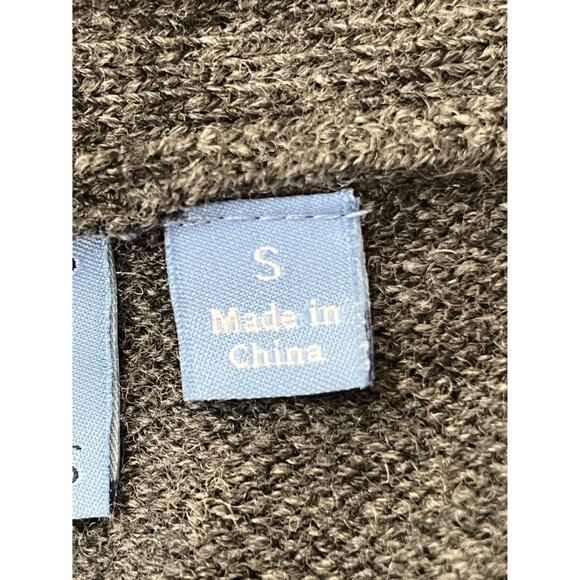 Simply Vera/Vera‎ Wang Women's Faux Fur Cardigan Sweater, Small, Gray & Black - Picture 6 of 8